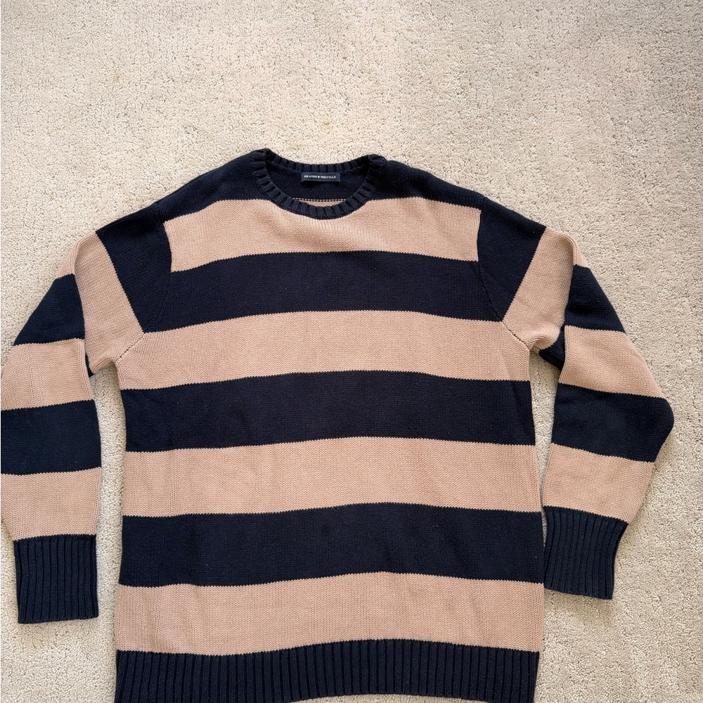 Brandy Melville Striped Crewneck Sweater